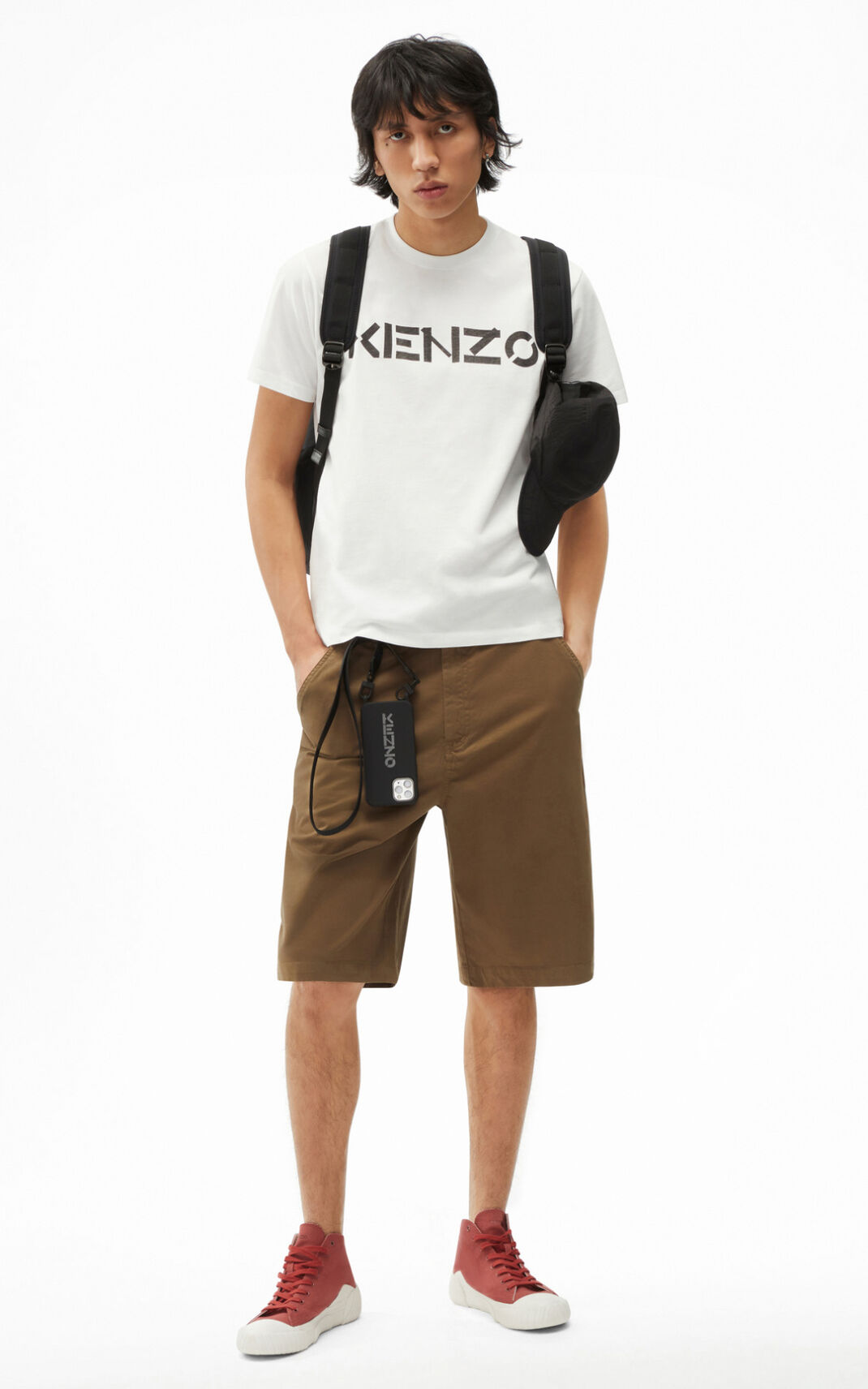 Kenzo Logo T-shirts Herre - Hvide DK-257955